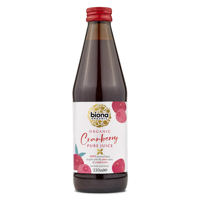 Biona Organic Cranberry Pure Juice 100% Cranberry 330ml