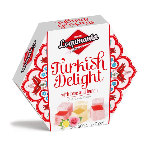 Loqumania Rose and Lemon Turkish Delight  200g