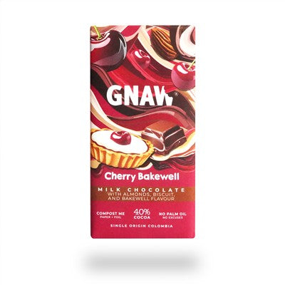 Gnaw Cherry Bakewell 80g Bar