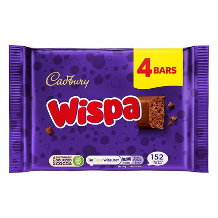 Cadbury Wispa 111g 4 Pack