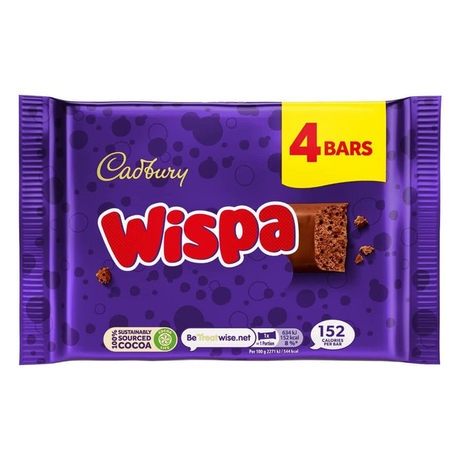 Cadbury Wispa 111g 4 Pack