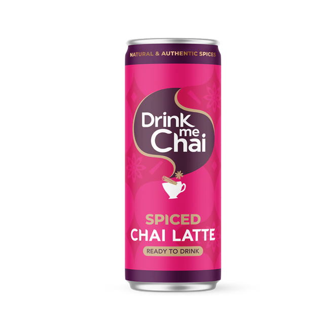 Drink Me Chai Spiced Chai Ready to Drink Can 250ml