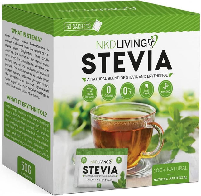 NKD Living Stevia 50 Sachets