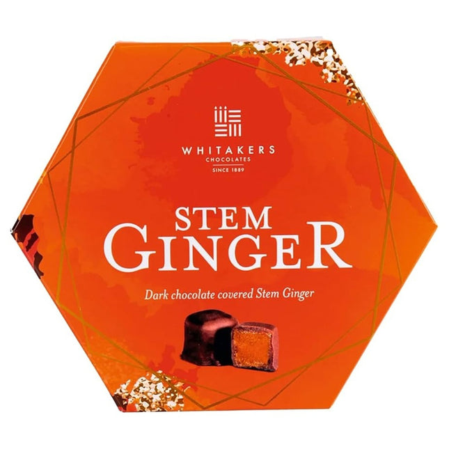 Whitakers Chocolate Dark Chocolate Gingers 180g