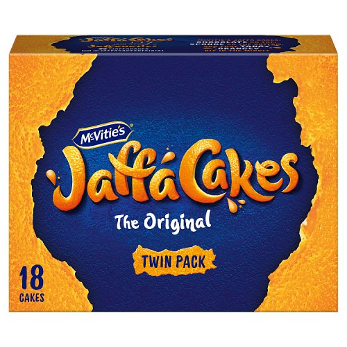 McVitie's Jaffa Cakes Original Chocolate Biscuits Twin Pack 18 Cakes 198g