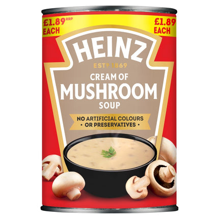 Heinz Mushroom Soup PMP £1.89 400g