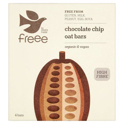 Freee Organic Chocolate Chip Oat Bar Multipack 4 x 35g