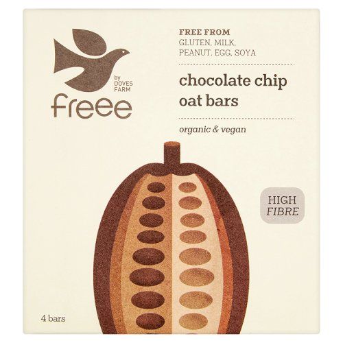 Freee Organic Chocolate Chip Oat Bar Multipack 4 x 35g