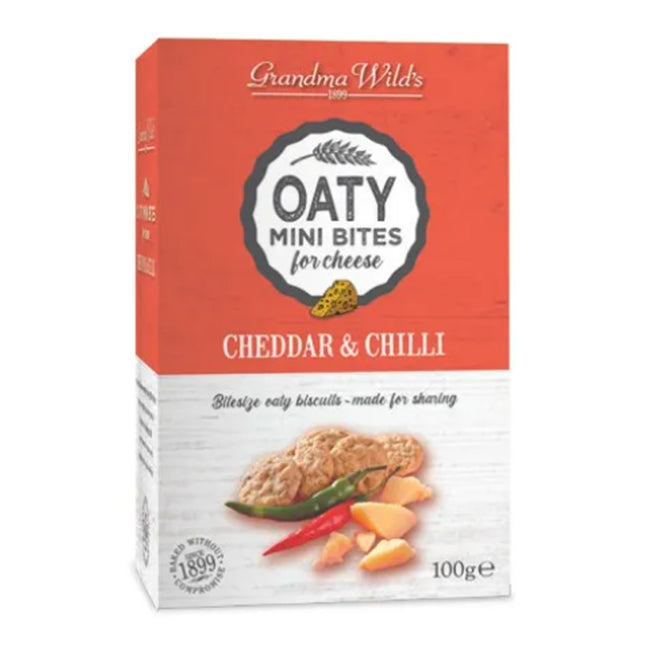 Grandma Wild's Mini Cheesy Bites with Chilli 100g