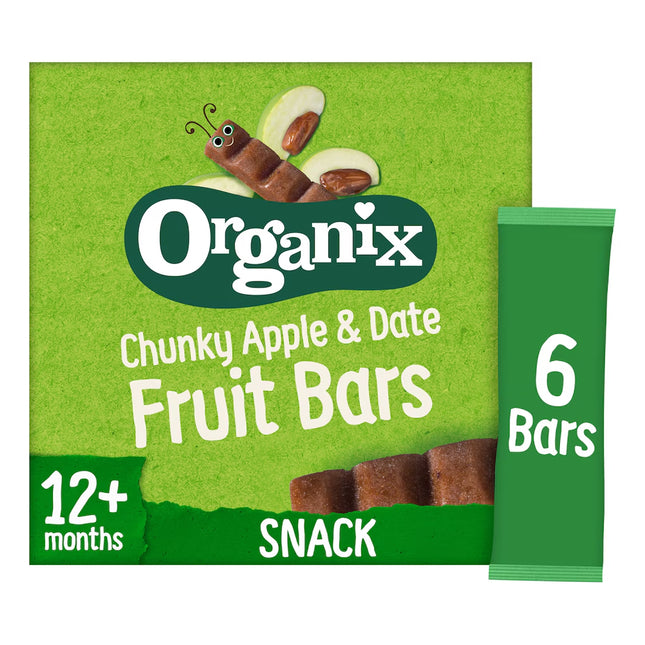 Organix Apple & Date Chunky Fruit Bars 6 x 17g