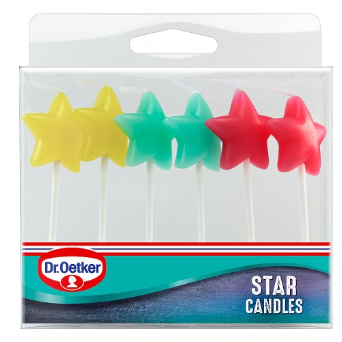 Dr. Oetker Star Candles 12g