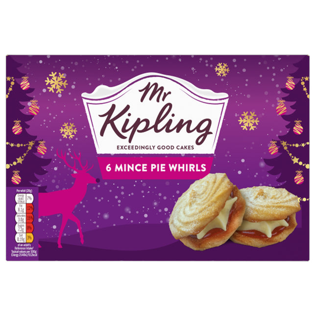 Mr Kipling Mince Pie Whirls 4 Pack