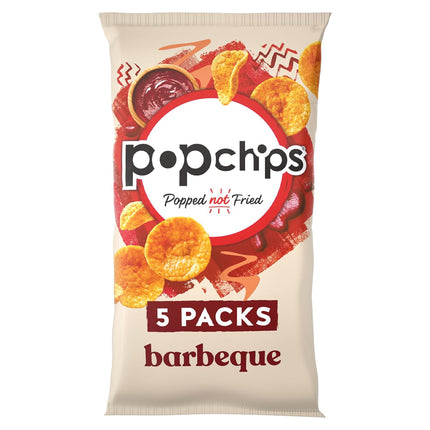 Popchips Barbeque Multipack Crisps 5 Pack