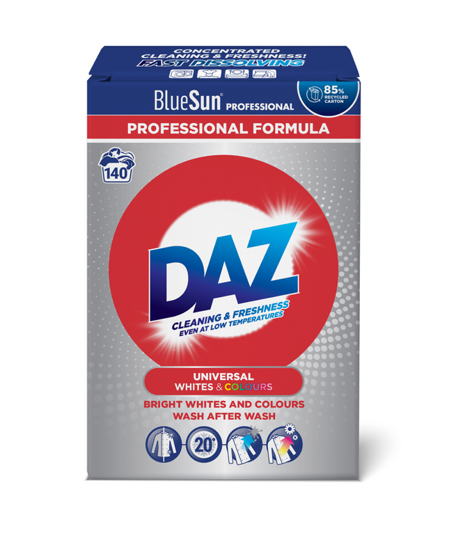 Daz Professional Whites & Colours Laundry Detergent Powder 140w
