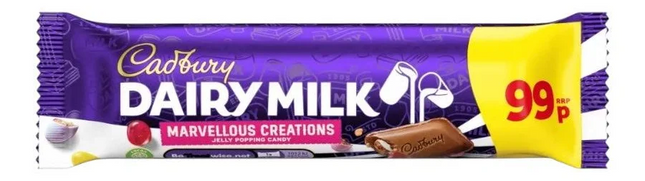Cadbury Dairy Milk Marvellous Creations Jelly Popping Candy PMP £1.29 56g