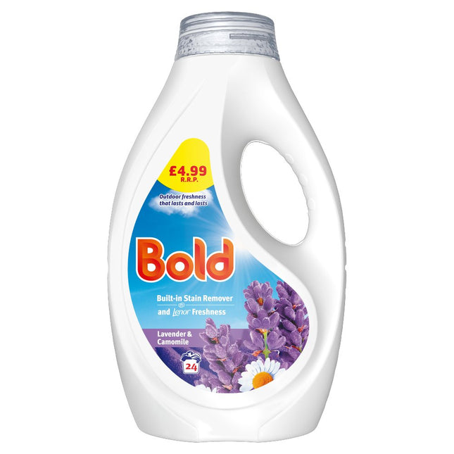Bold Laundry Liquid Lavender and Chamomile 24w 744ml PMP £4.99