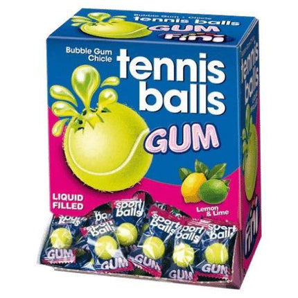 Fini Tennis Ball Bubble Gum Display 6X200