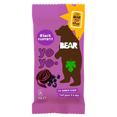 Bear Yoyos Blackcurrant 20G