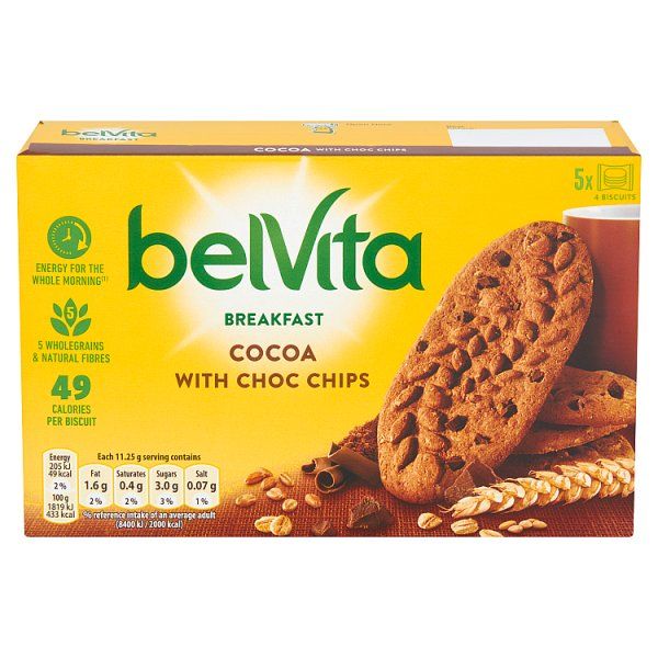 Belvita Soft Bakes 5 Pack Chocolate 5 x 250g