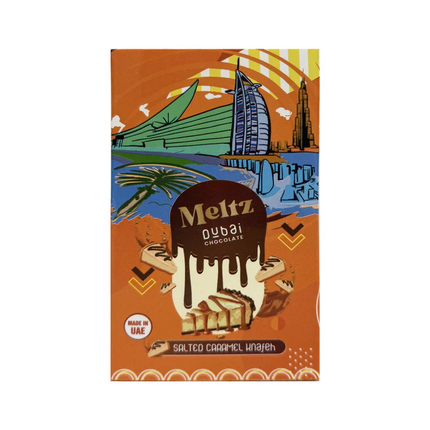 Meltz Dubai Chocolate Salted Caramel Cheesecake Knafeh 75g