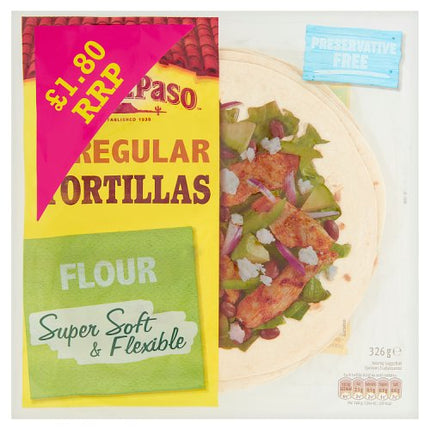 Old El Paso Tortilla Flour 6X326G 1.80 Pmp