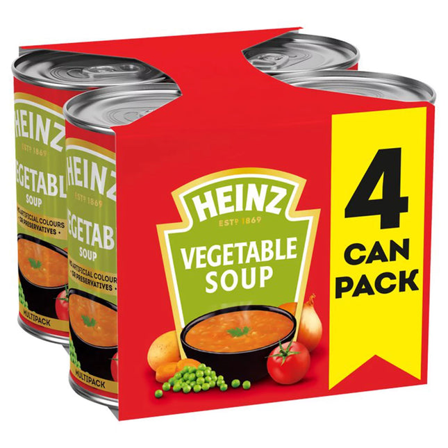 Heinz Vegetable Soup x4pk 400g