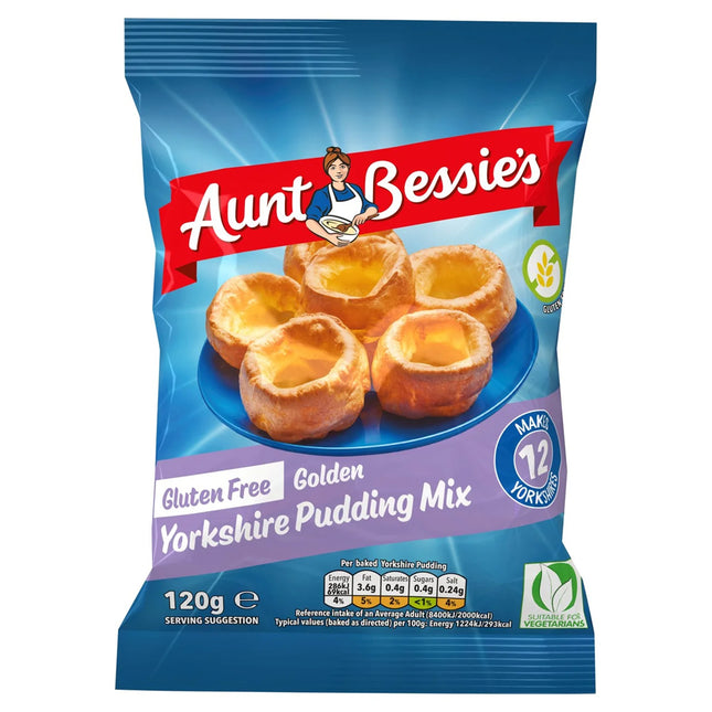 Aunt Bessie's Yorkshire Pudding Mix GF 120g