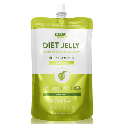 BeKeto Konjac Diet Jelly Green Apple 150g