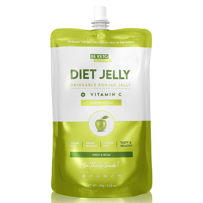 BeKeto Konjac Diet Jelly Green Apple 150g