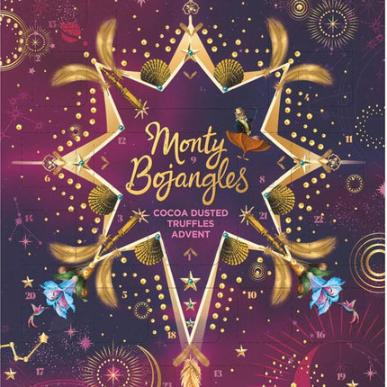 Monty Bojangles marvellous advent calendar with an assortment of cocoa dusted truffles 235g