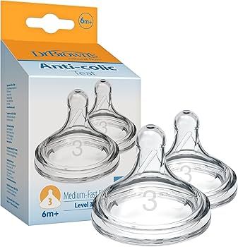 Dr Browns Options + Level 3 Teats 2 Pack (6 Month+)