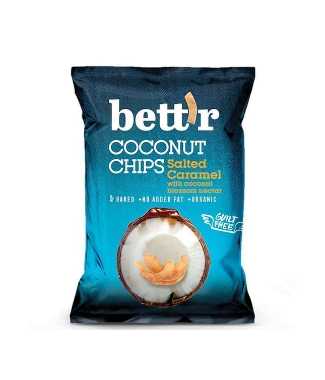 Bett'r Coconut Chips With Salted Caramel 40G