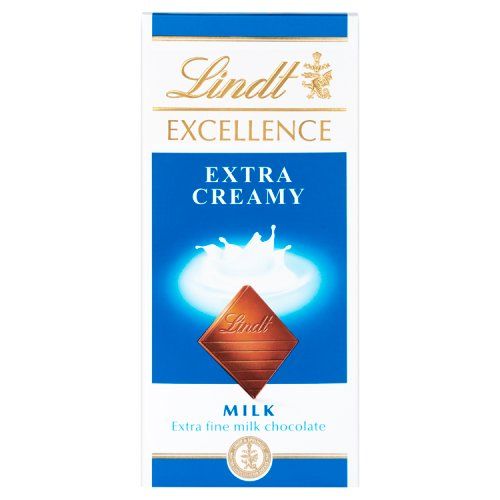 Lindt Excellence Extra Creamy Block Packs 100g