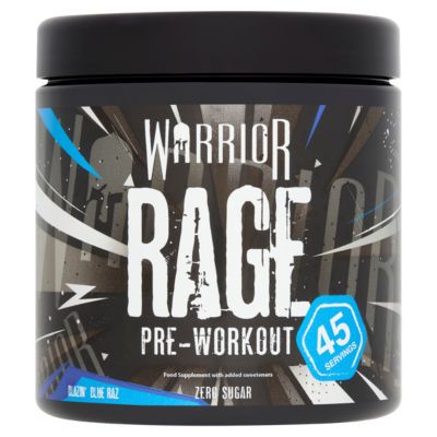 Warrior RAGE Pre-Workout Blue Raspberry 45 Serves / 392g