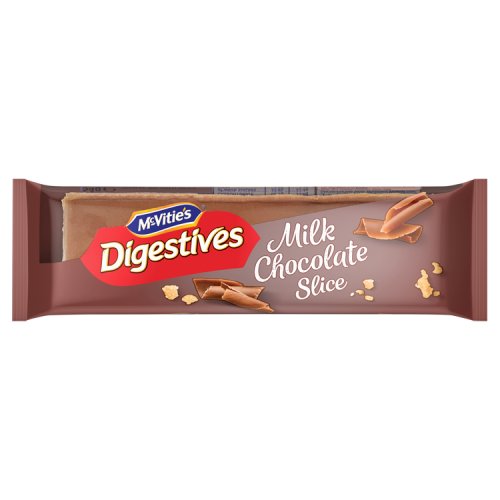 McVitie's Digestives Milk Chocolate Slices Cake Bars Single 54g