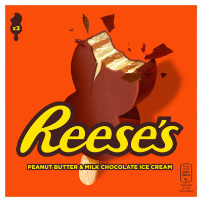 Reese's Peanut Butter Ice Cream Sticks 3 x 80ml