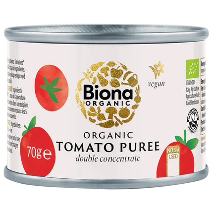 Biona Organic Tomato Puree Double Concentrate 70g