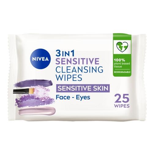 Nivea Essential Face Wipes 25s Sensitive
