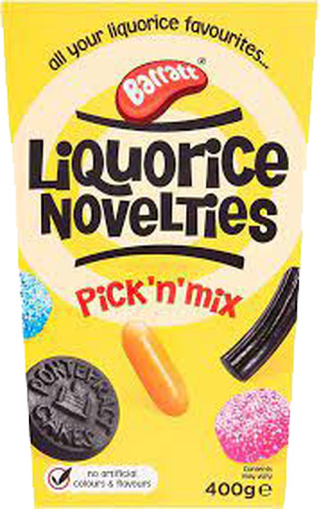 Barratt Liquorice Novelties Carton 400G