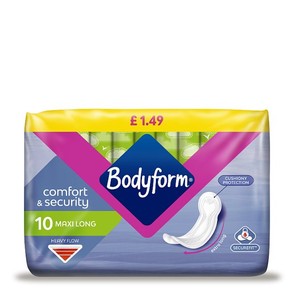 Bodyform Maxi Long PMP £1.49 10s