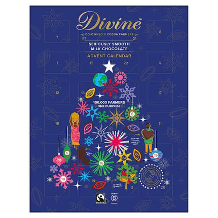 Divine Chocolate Milk Choc Advent Calendar 85g