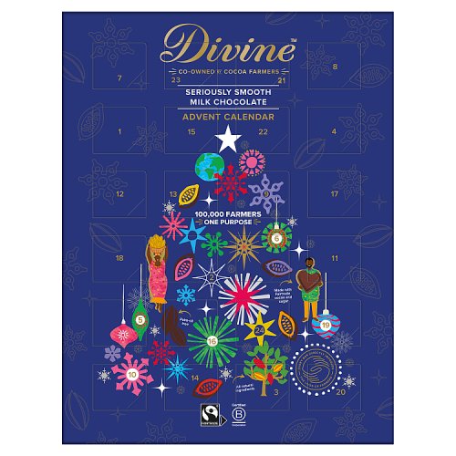 Divine Chocolate Milk Choc Advent Calendar 85g