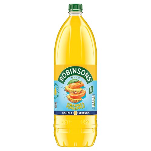Robinsons Double Strength Orange & Pineapple No Added Sugar PET 1.75L