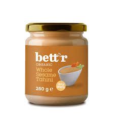 Bett'r Organic Whole Sesame Tahini Butter 250g