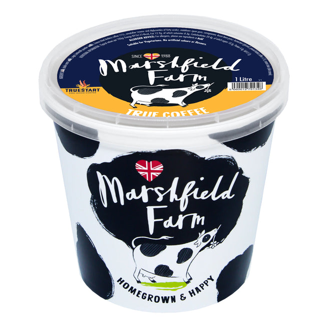 Marshfield Farm Real Dairy Ice Cream True Coffee 1l