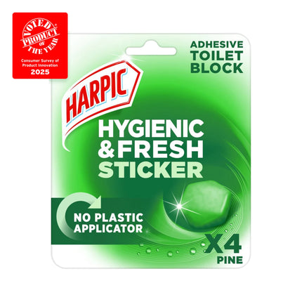 Harpic Hygiene Sticker Pine 4's