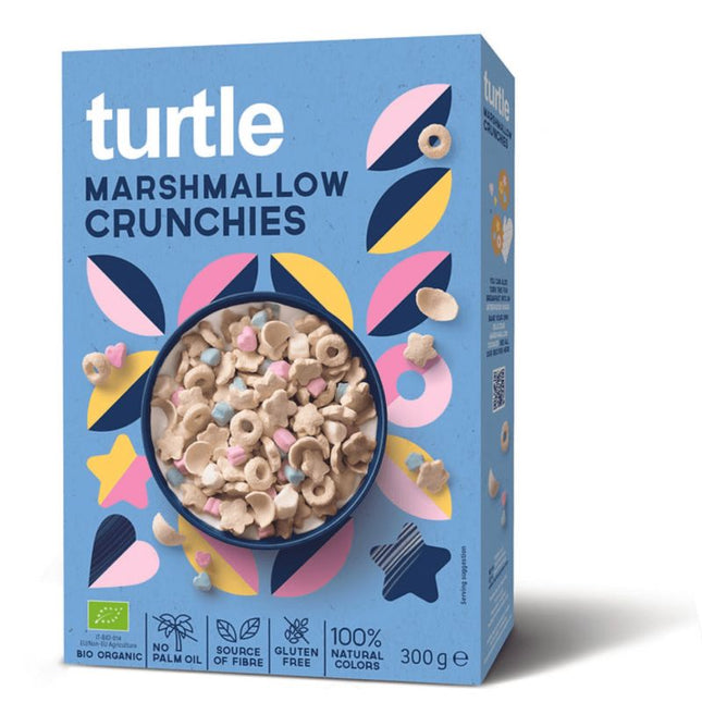 Turtle Marshmallow Crunchies Bio + Gluten Free 300g