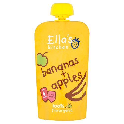 Ella's Kitchen S1 - Apples + Bananas 120g