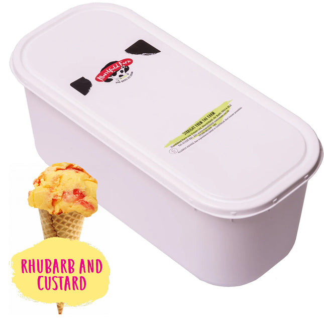 Marshfield Farm Dairy Ice Cream Rhubarb & Custard 5l