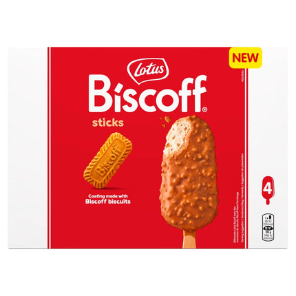 Lotus 4 Pack Ice Cream Sticks 360ml